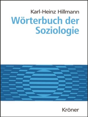 cover image of Wörterbuch der Soziologie